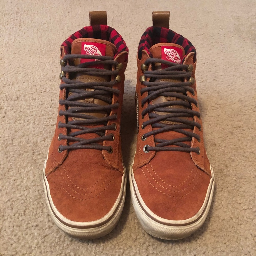 VANS The Sk8-Hi MTE Suede and Plaid